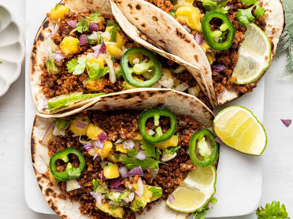 Instant Pot® Quinoa-Based Taco Meat Alternative