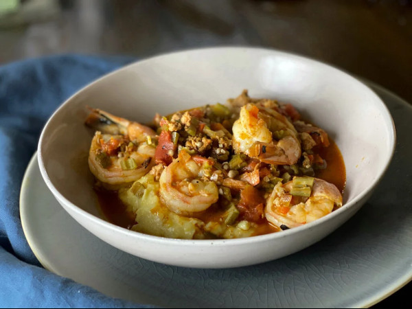 Border-Inspired Shrimp and Grits