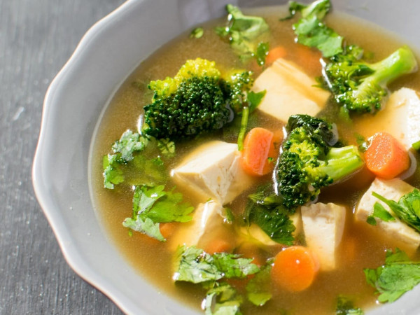 Tofu Soup with a Kick