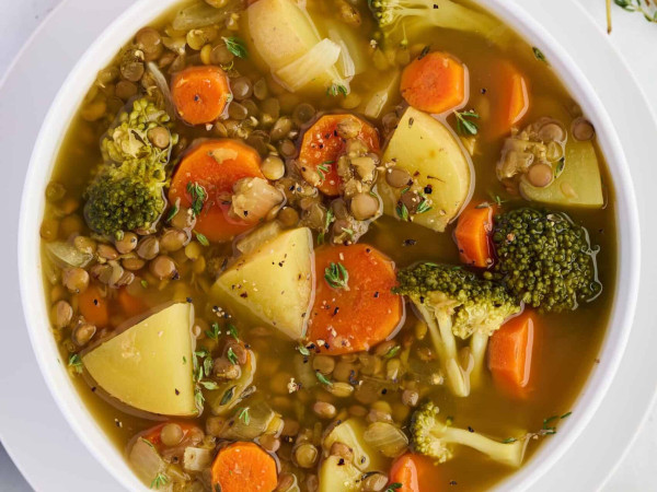 Flavorful Plant-Based Vegetable Soup