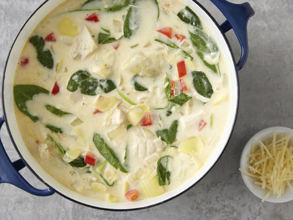 Creamy Artichoke and Chicken Soup