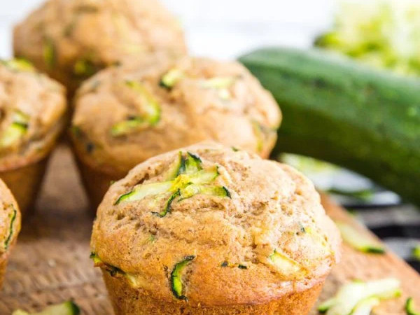 Zucchini Bread Muffins for Vegans