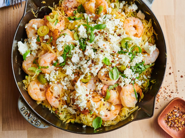 Mediterranean-Style Spaghetti Squash Dish