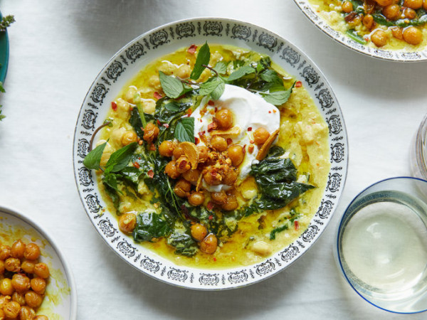 Spiced Chickpea Casserole