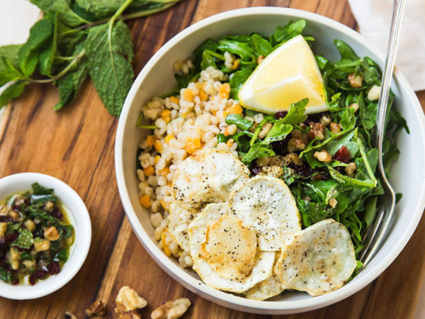 Barley Pilaf with Mint