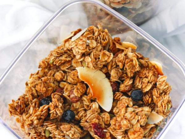 Dried Fruit and Maple Pecan Granola