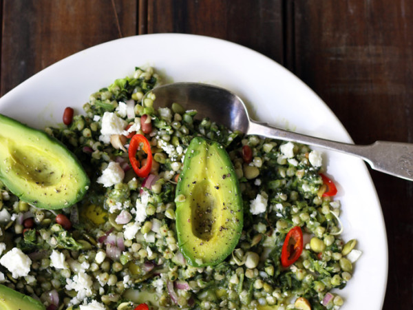 Buckwheat and Avocado Salad without Gluten