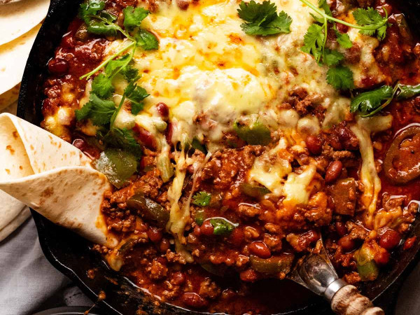 Casserole with Hamburger and Kidney Beans