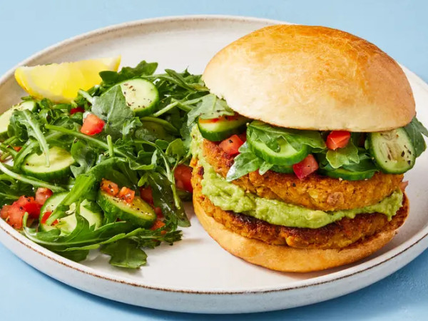 Jalapeno-Infused Lentil Burgers
