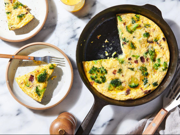 Cast Iron Skillet Veggie Frittata