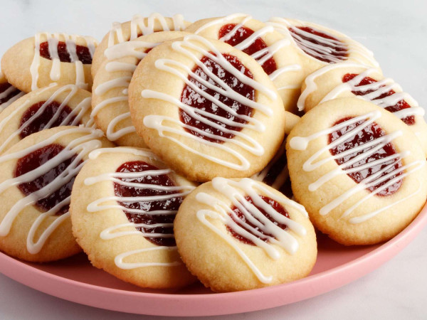 Cookies with Raspberry Swirl