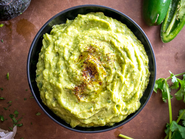 Zesty Avocado and Lime Hummus