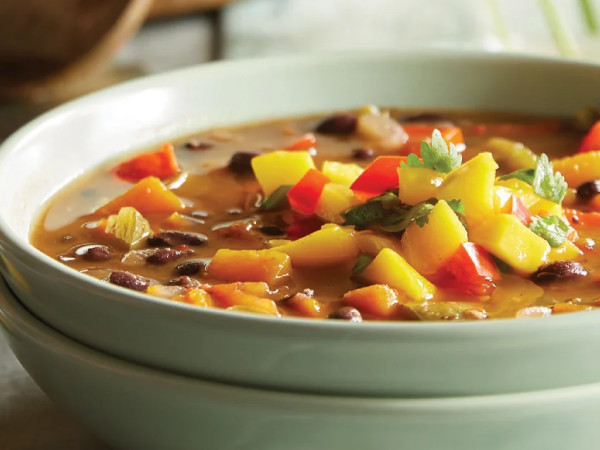 Soup with Salsa and Vegetables