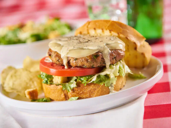 Grilled Turkey Burgers with an Italian Twist