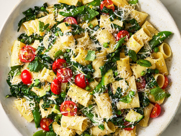 Springtime Garden Pasta Dish