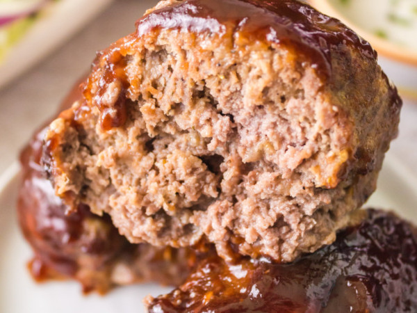 Mini Meatloaves Cooked in an Air Fryer
