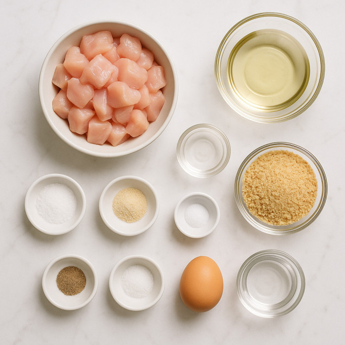 Golden Chicken Fritters ingredients