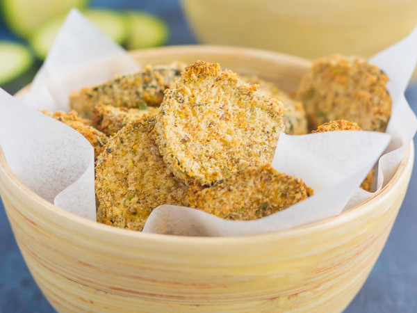 Zucchini Chips with Ranch Seasoning