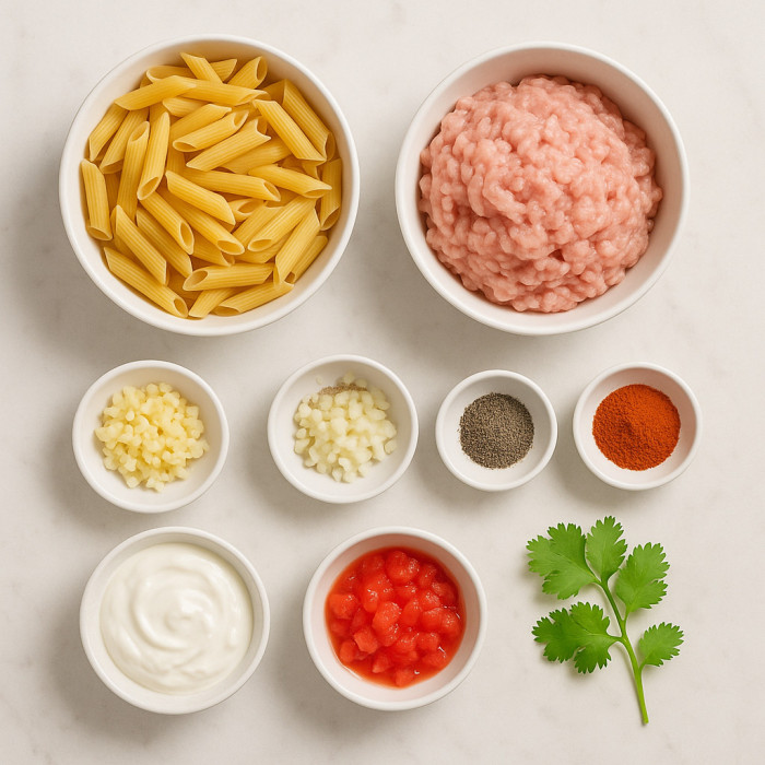 Turkish Pasta by Anna Paul ingredients