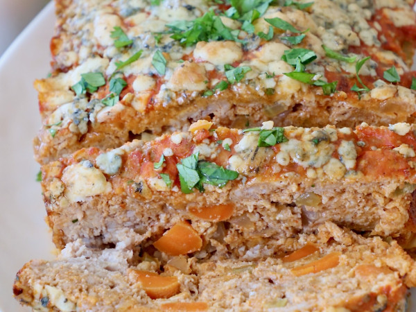 Spicy Buffalo Chicken Meatloaf