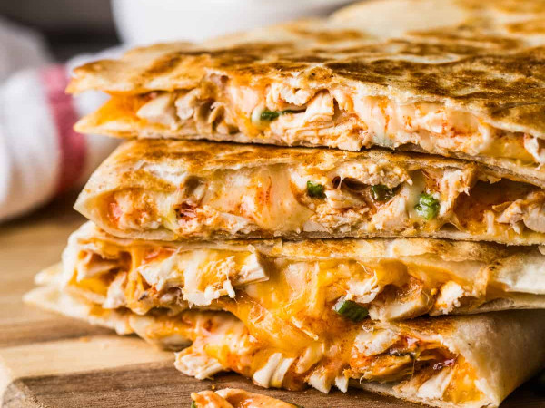 Buffalo Chicken Quesadilla Made Easy