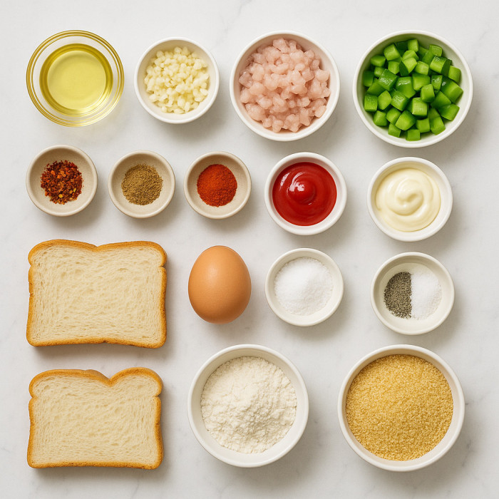 Crunchy Chicken Chunks ingredients