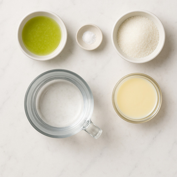 Rich and Creamy Limeade ingredients