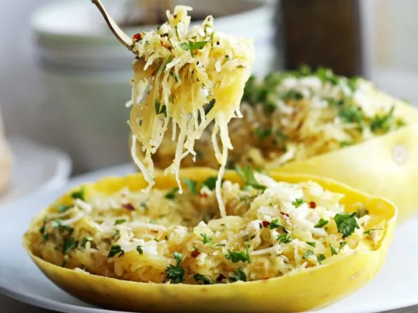 Spaghetti Squash Bowl with Cheese