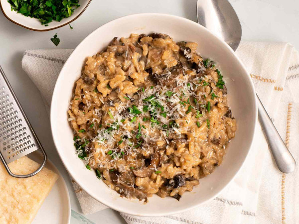 Mushroom Medley Risotto