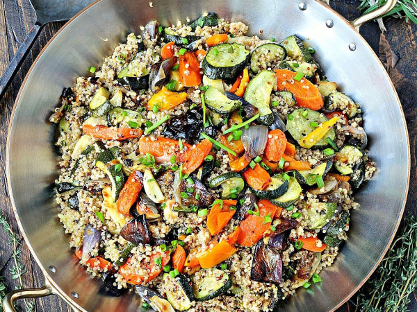 Baked Quinoa with Veggies