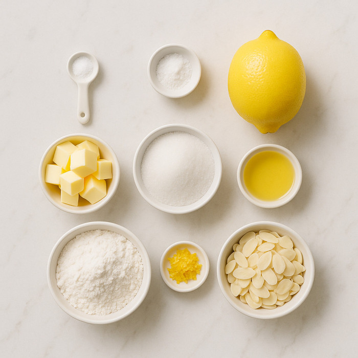 Zesty Lemon Cake ingredients
