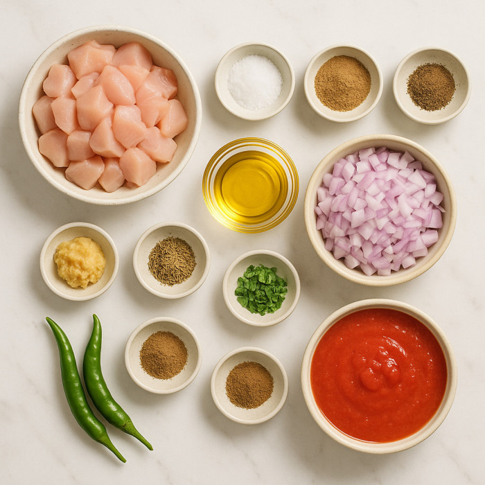 Bone-Free Chicken Pot Dish ingredients