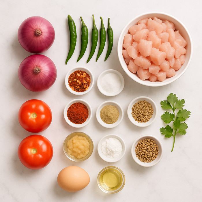 Chicken Fritters ingredients