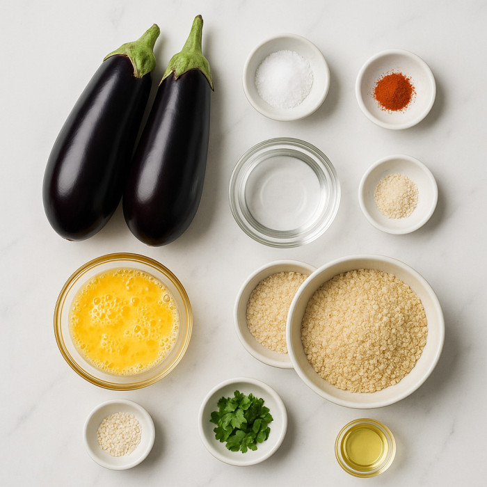 Crunchy Eggplant Snacks ingredients