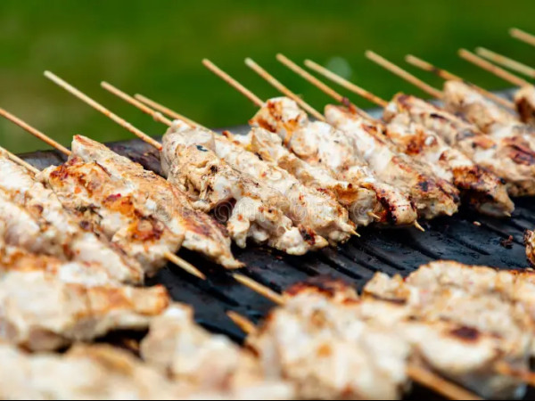 BBQ Chicken Cookout in the Backyard