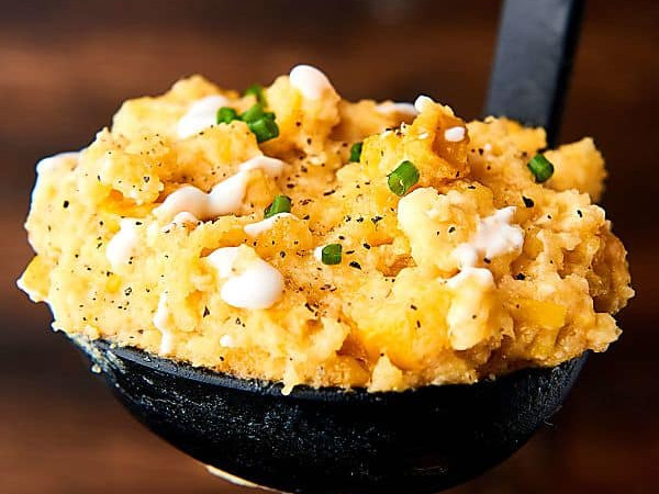 Slow Cooker Swiss Corn Bake