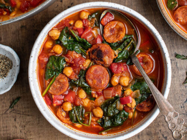 Sausage and Chayote Stew