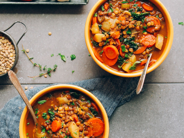 Wholesome Vegetarian Lentil Soup