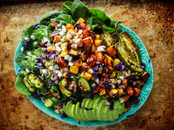 Plant-Based Quinoa and Vegetable Salad