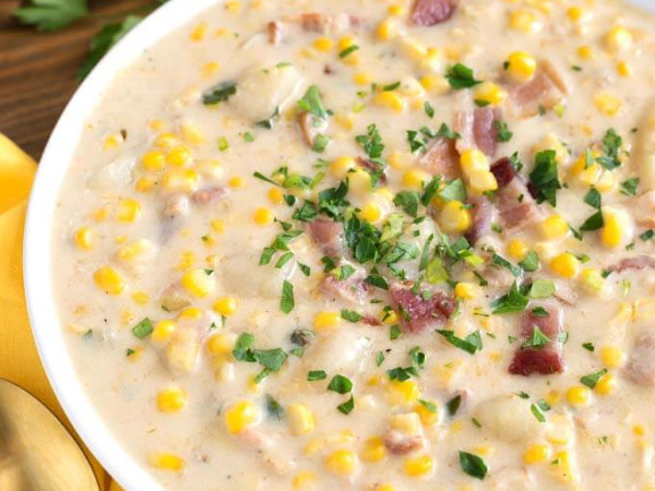 Quick Corn Chowder Using the Instant Pot®