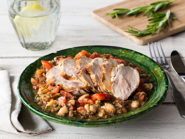 Tender Kale with Beans