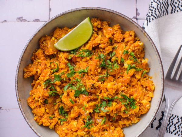 Cauliflower Rice with a Spanish Twist