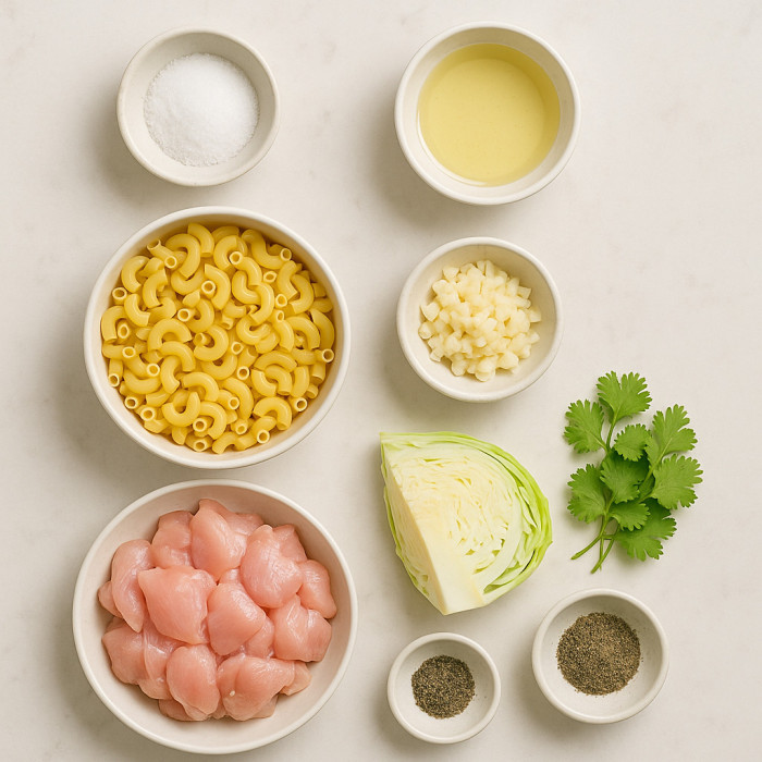 Chicken and Pasta Delight ingredients