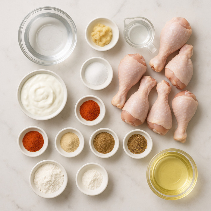 Crunchy Fried Chicken ingredients