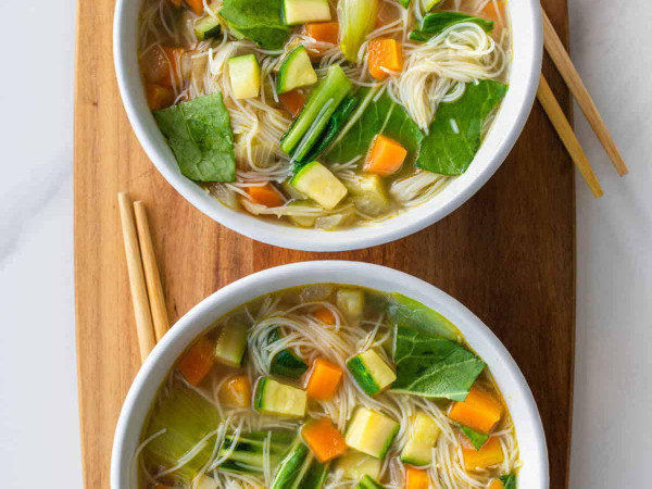 Vegetable Noodle Soup by Janey