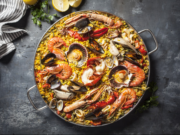 Paella Inspired by North African Flavors