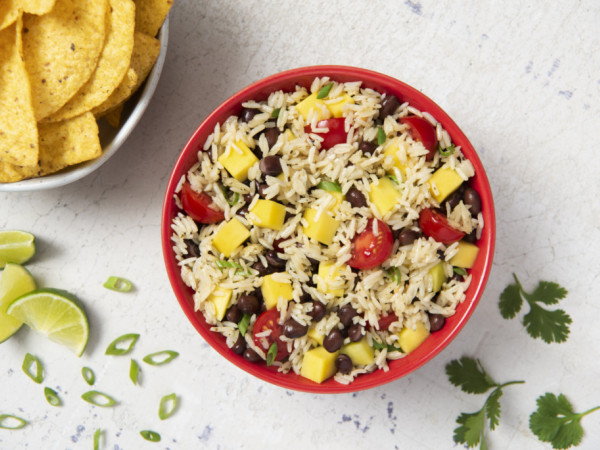 Black Bean and Rice Medley: Brown and Wild Rice Combo