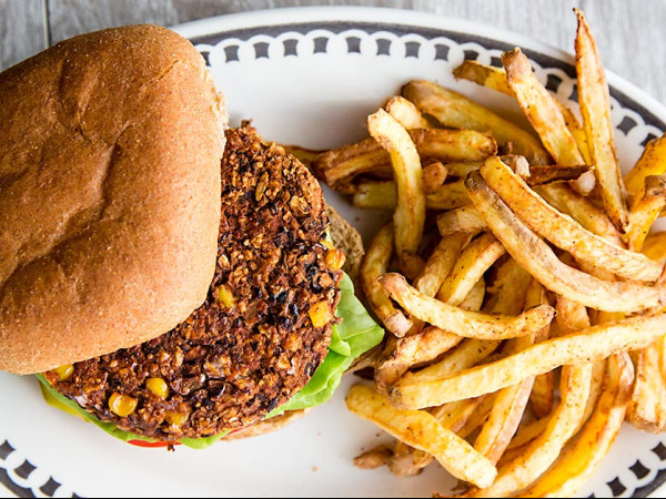 Soy and Black Bean Vegetarian Burgers