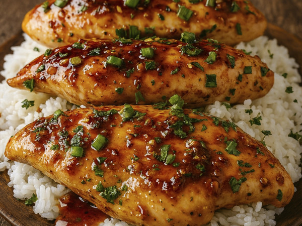 Sweet and Savory Garlic Chicken Breasts