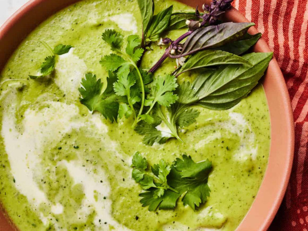 Zucchini Soup Infused with Curry